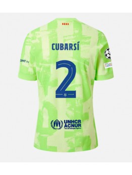 Barcelona Pau Cubarsi #2 Ausweichtrikot 2024-25 Kurzarm